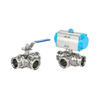 Pneumatic Three-way Ball Valve